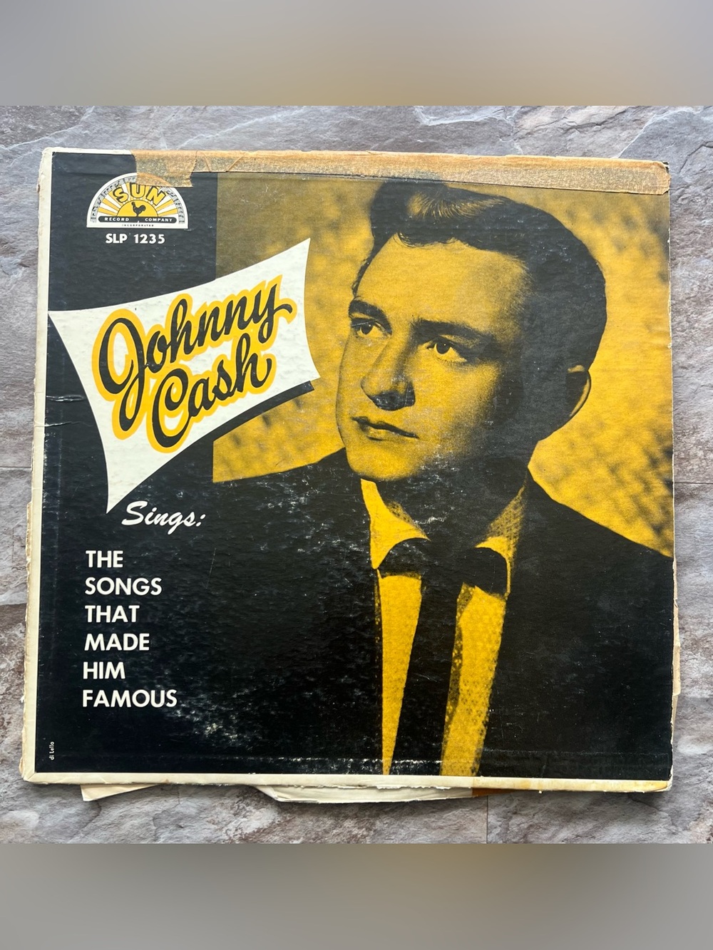Johnny Cash Sings The Songs That Made Him Famous LP Sun Records SLP 1235 Vinyl